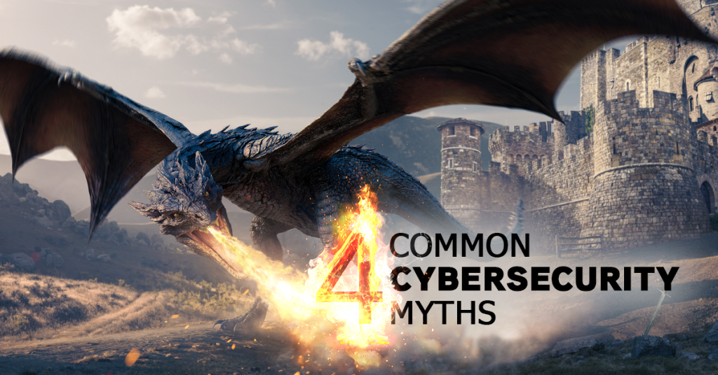 dragon breathing fire into title 4 cybersecurity myths debunked